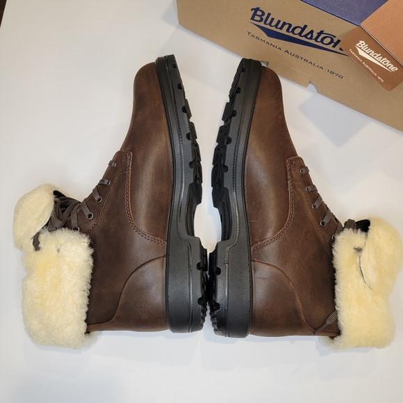 Blundstone 1461 Thermal Lace-Up Shearling-Lined Boots - Waterproof, Insulated - Picture 13 of 16